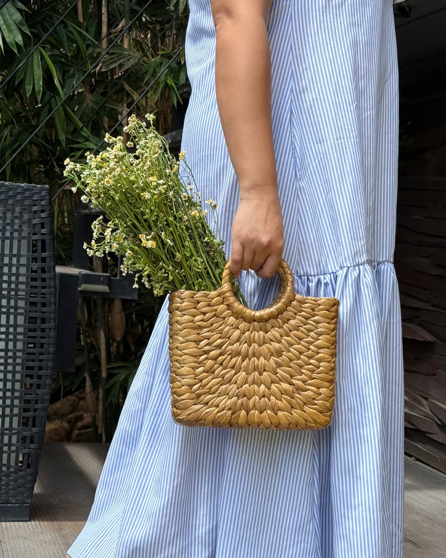 Sandy Straw Bag